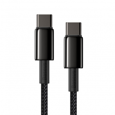 Kábel USB-C na USB-C Baseus Tungsten Gold, 100 W, 1m