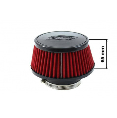 Sportovní vzduchový filtr Simota bavlněný plochý 60-76 mm RED