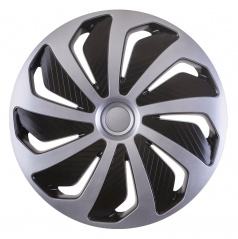 Puklica Wind 14" silver&black