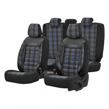 Kompletní sada potahů na autosedačky GTI SPORT šedé