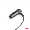 Autoventilátor na opěrku hlavy s USB nabíječkou 12V
