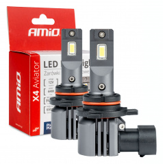 Automobilové LED žárovky série X4 Aviator HIR2 9012 6500K Canbus 