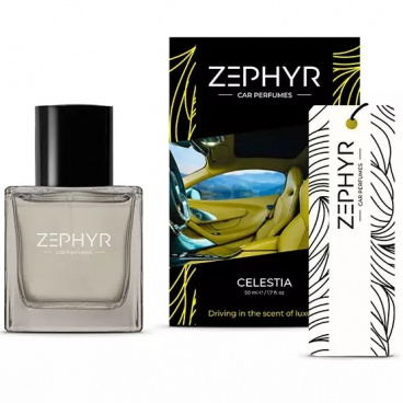 Zephyr parfém do auta 50 ml CELESTIA (vanilka)