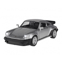 Kovový model 1:32 Porsche 911 Turbo 3.3 ve stříbrné metalíze