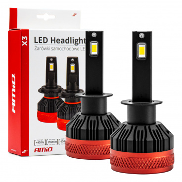 LED automobilové žárovky série X3 H1 6500K Canbus 