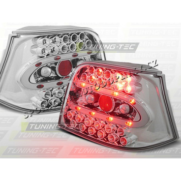 VW GOLF IV 1997-03 ZADNÍ LED LAMPY CHROME