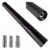 Anténa automobilová stožár antény 9 cm se 3 adaptéry 5/6/7mm 