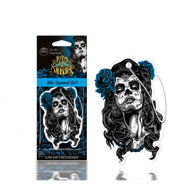 Osviežovač vzduchu AROMA CAR DIA DE LOS MUERTOS Blue Diamond Girl