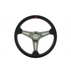 Sportovní volant černý karbon R 350 mm