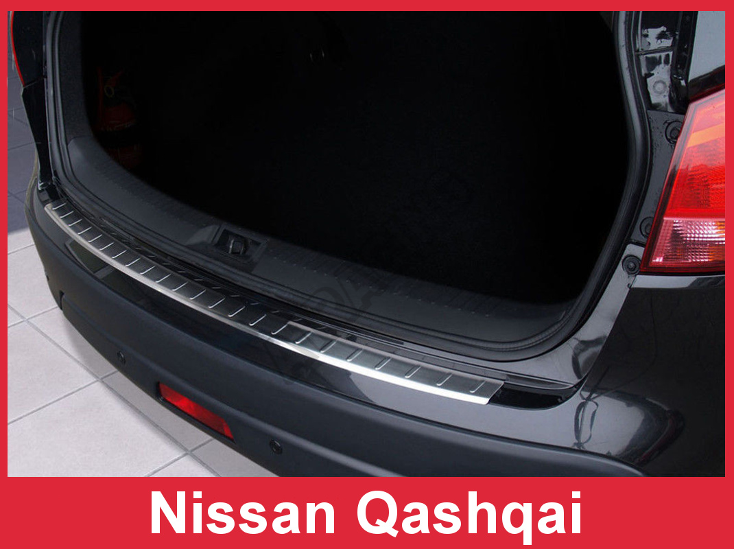 Nerez kryt ochrana prahu zadního nárazníku Nissan Qashqai