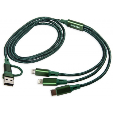 Originální dobíjecí kabel Škoda USB 4 v 1