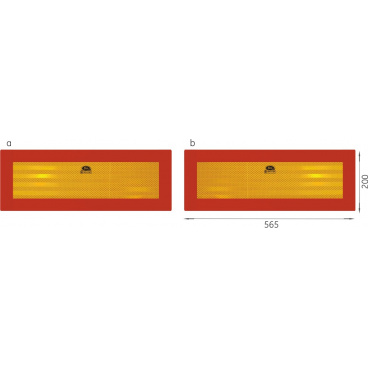 Reflexné tabule TW-P2 / RR 101-01W-71 (2 ks)