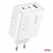 Síťová nabíječka Quick Charge 65W USB-A + 2x USB-C 