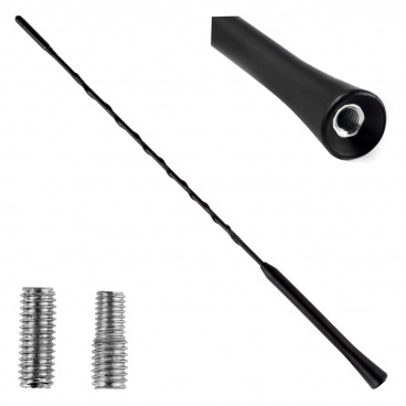 Anténa automobilová stožár antény 41cm 5/6mm adaptér 
