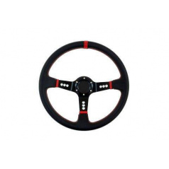 Sportovní volant WRC black/red 350 mm
