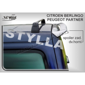 CITROEN BERLINGO (97+) spoiler zad. dveří horní (EU homologace)