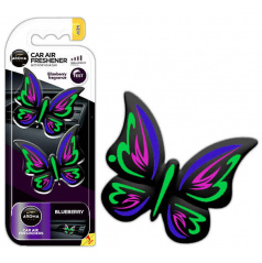 Osviežovač vzduchu AROMA CAR FANCY SHAPES BUTTERFLY Blueberry