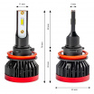 Extra silné led žárovky H8, H9, H11 do hlavních světlometů BF série 2 ks