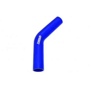 Silikonové koleno modré XL 45/89 mm