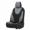 Kompletní sada potahů na autosedačky OTOM RUBY 1202 ŠEDÁ/ČERNÁ 3-ZIP