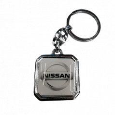 Klíčenka NISSAN hranatá bílá