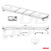 Výstražná LED rampa 51 funkcí 76 cm homologace R65 R10 12-24V 