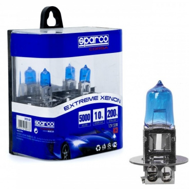 Halogenové žárovky Sparco Corsa Extreme H3 12V 55W XENON+200%